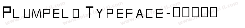 Plumpelo Typeface字体转换